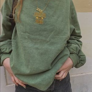 Urban Outfitters Colorado Springs Washed Crew Neck